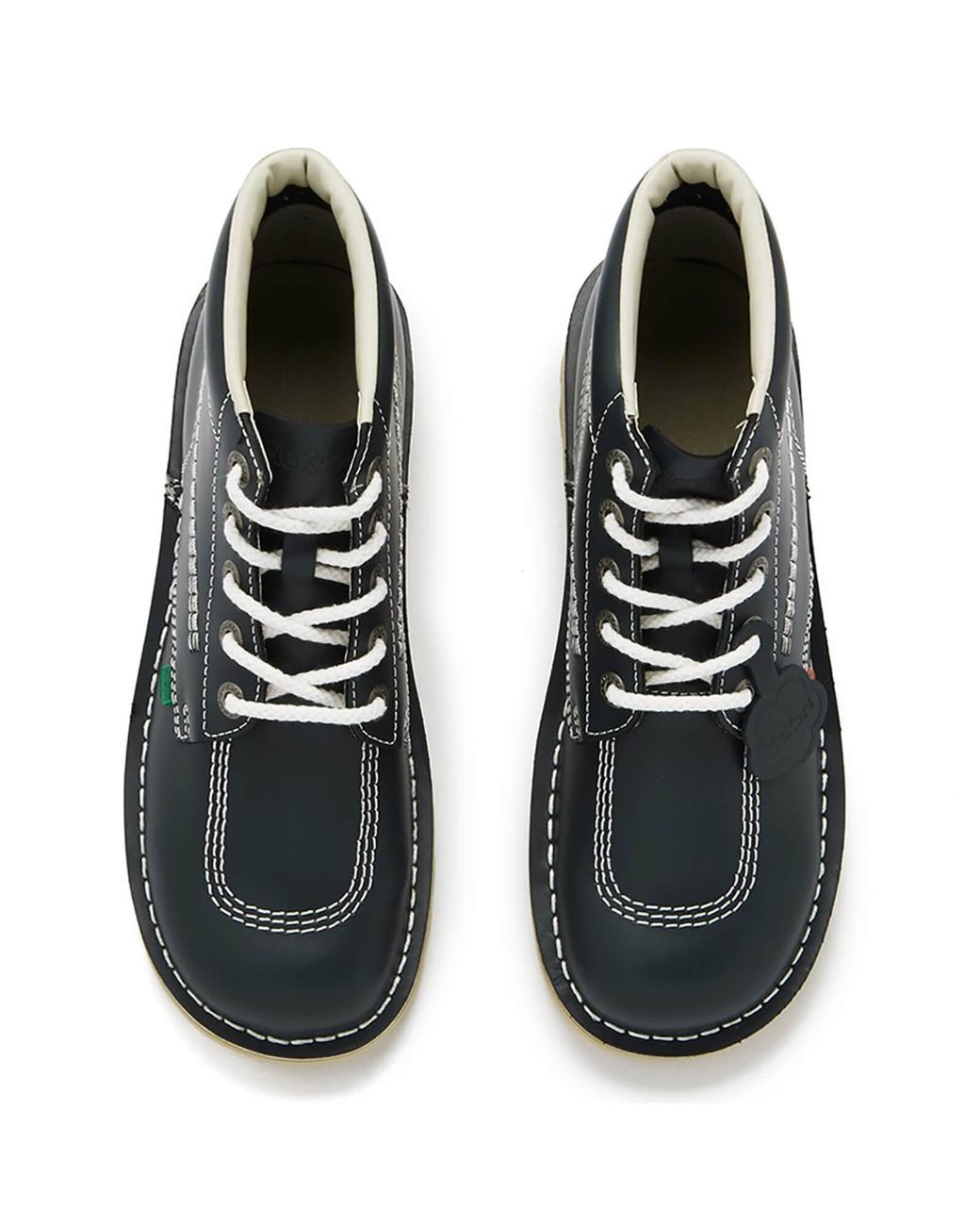 Mens blue kickers boots hot sale