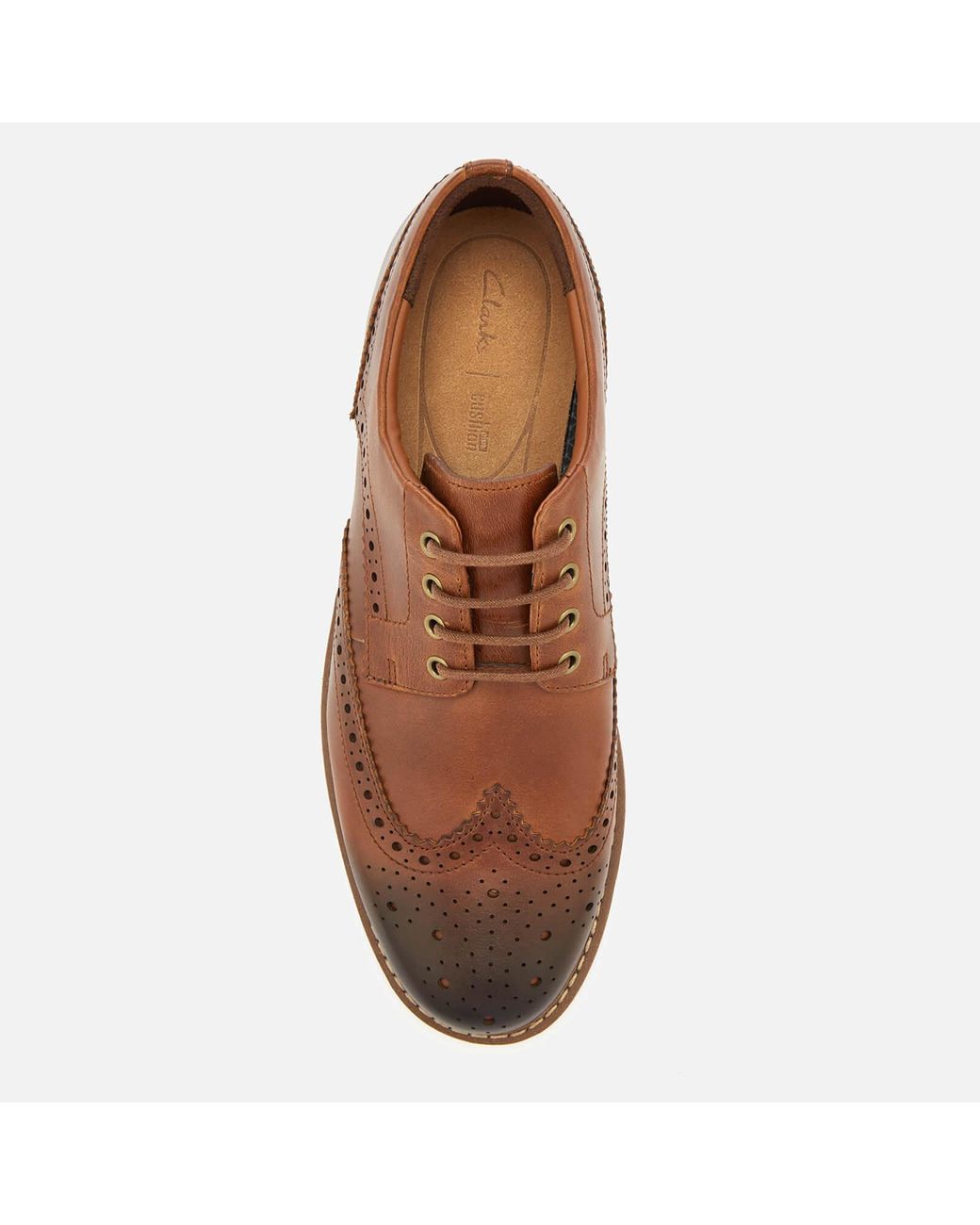 Antage dynamisk heroisk Clarks Batcombe Wing Leather Brogues in Brown for Men | Lyst