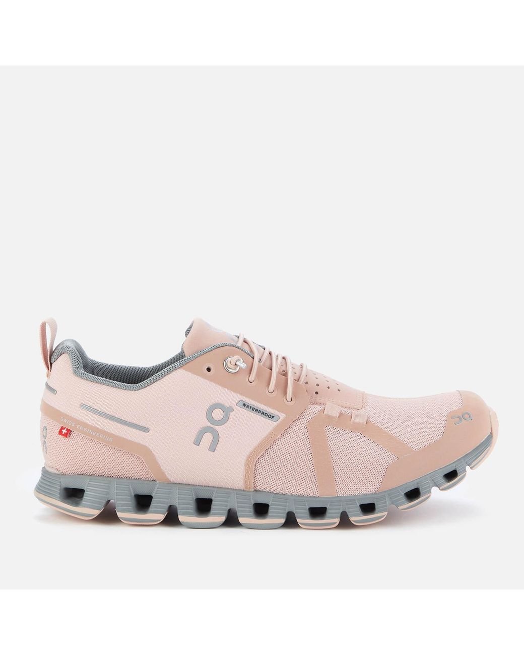On Cloud Waterproof Running Trainers in Pink Lyst