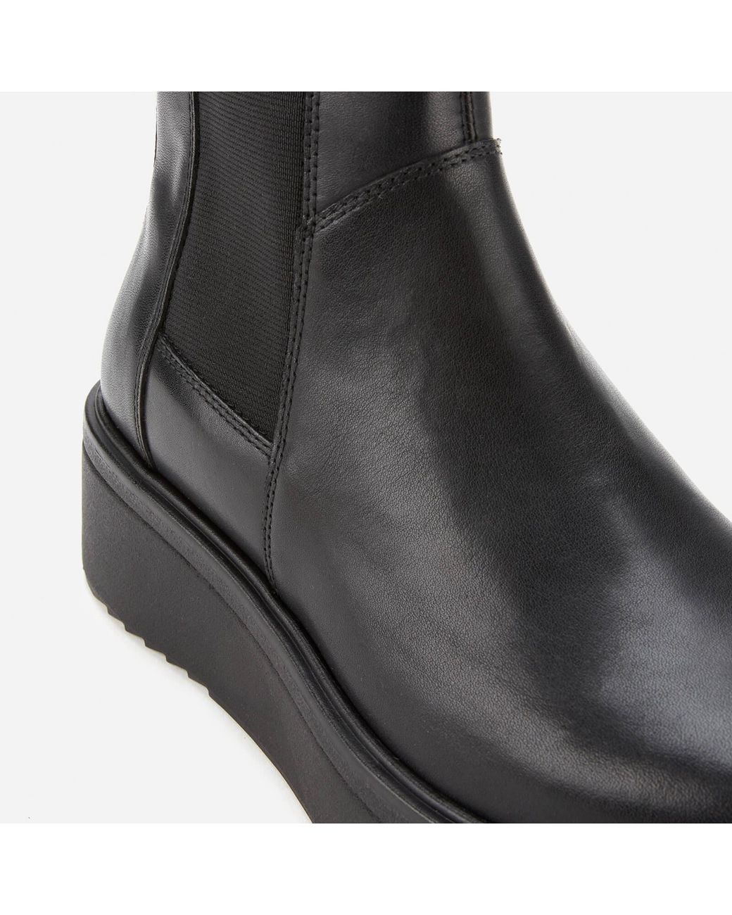 Vagabond Shoemakers Tara Leather Chunky Chelsea Boots in Black | Lyst
