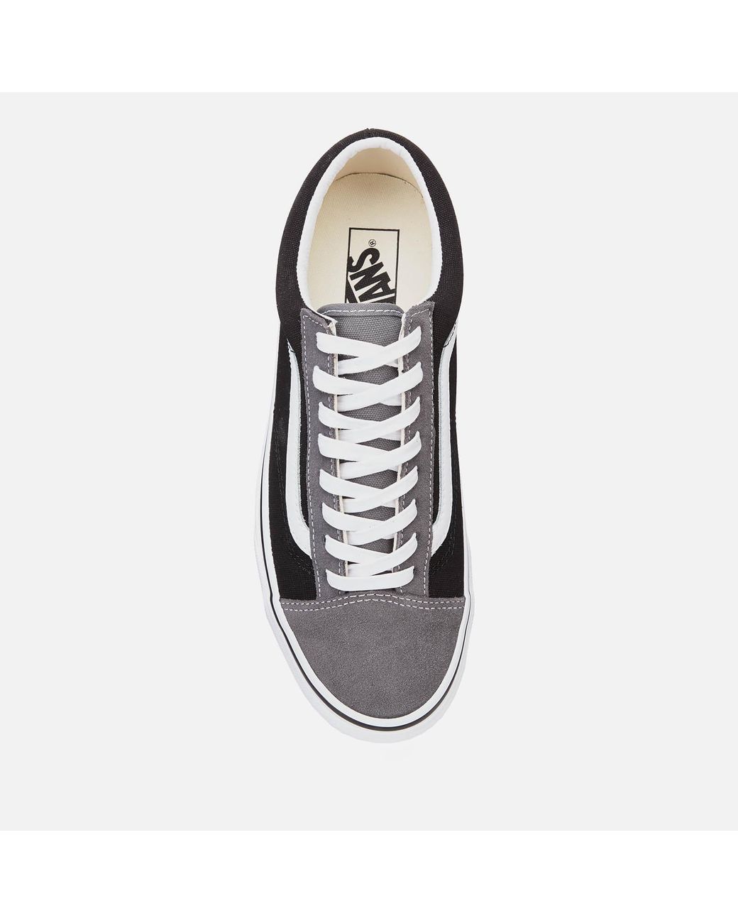 Vans Style 36 Vintage Suede Trainers in Gray for Men | Lyst