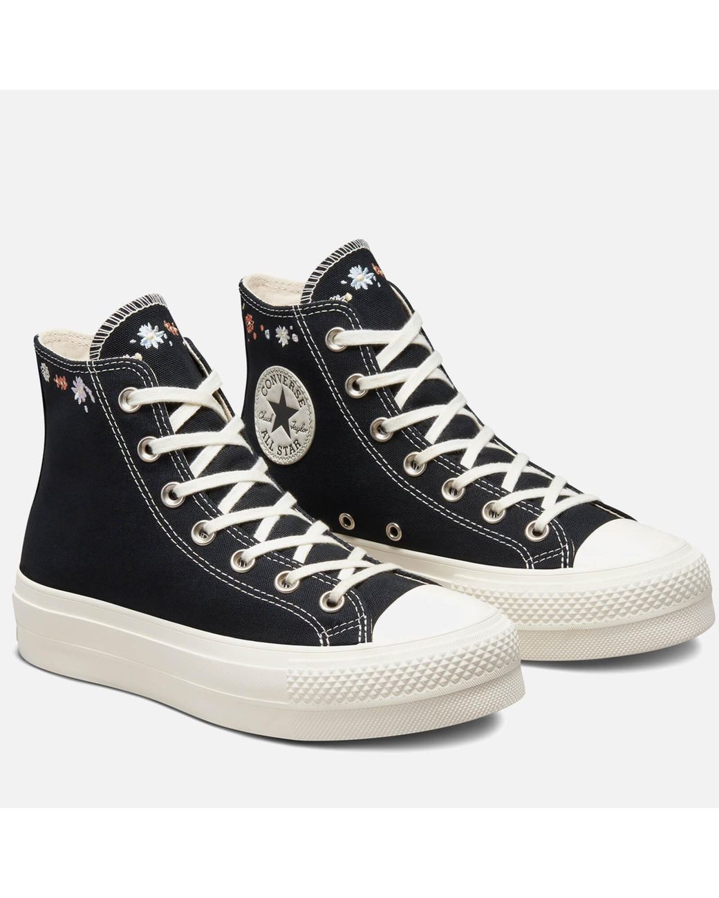 Converse Chuck Taylor All Star Things To Grow Lift Hi-top Trainers in Black  | Lyst