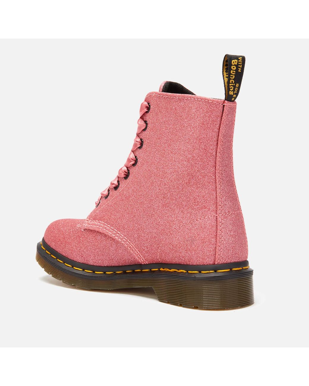 Dr. Martens 1460 Pascal Glitter Boot in Pink | Lyst Australia