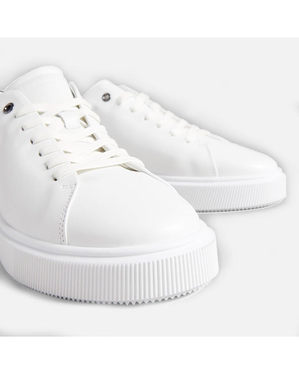 ted baker White Breyon Leather Trainers