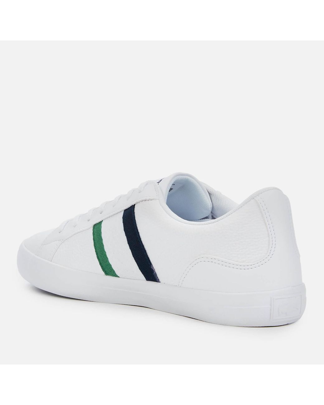 Lacoste Lerond 119 3 Leather Low Top Trainers in White for Men - Lyst