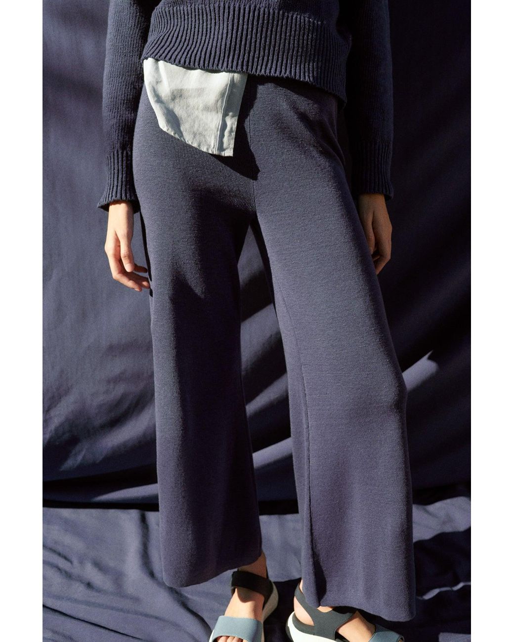 Ecoalf Tulip - Linen Knitted Wide-leg 