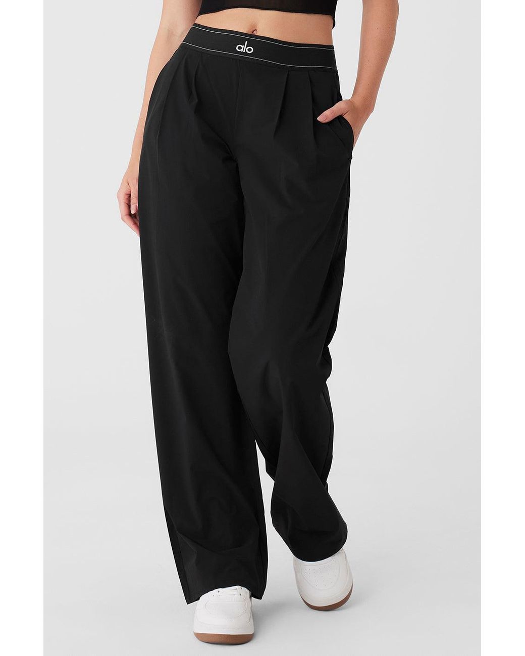 Alo Yoga Suit Up Trouser in Black | Lyst Canada