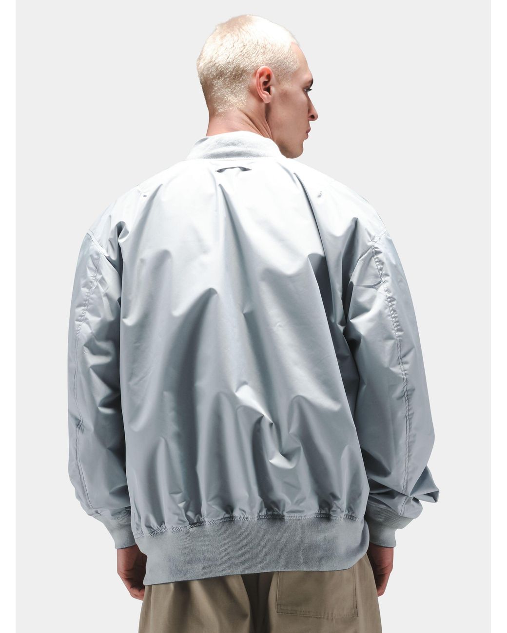 Alpha Industries Blue L-2b Oversized Flight Jacket