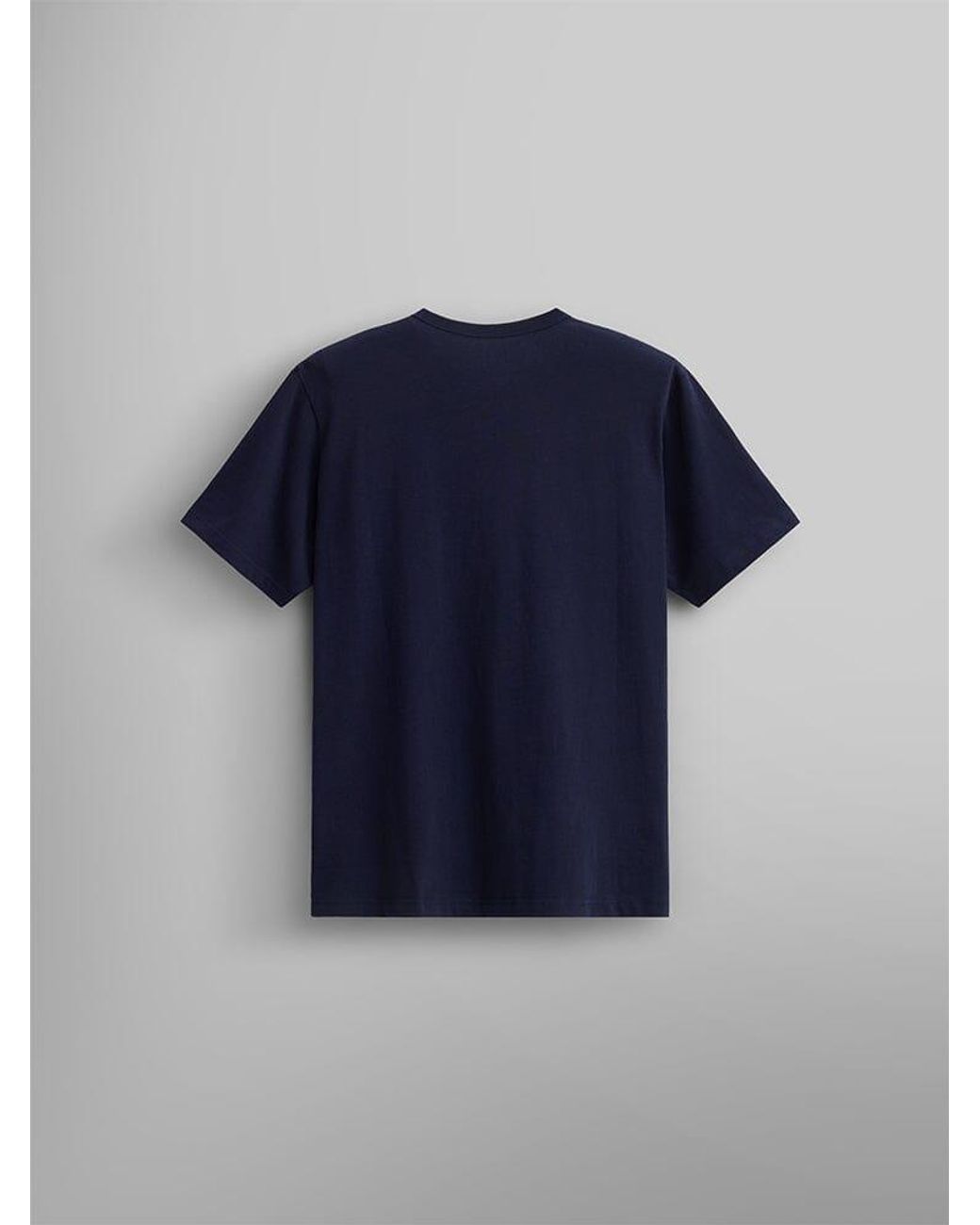 Alpha Industries Blue Essential Relaxed Tee