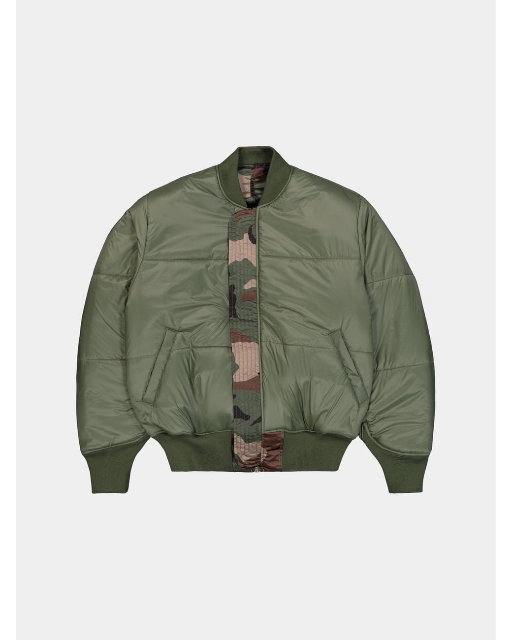 Alpha Industries Multicolor Ma-1 3m Base Camo Bomber Jacket