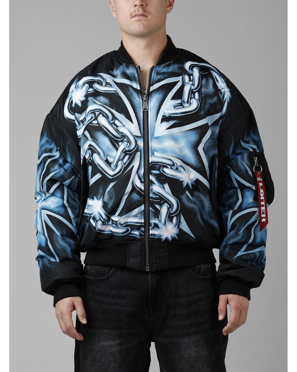 Alpha Industries Loiter X Alpha Ma-1 Bomber Jacket in Blue | Lyst