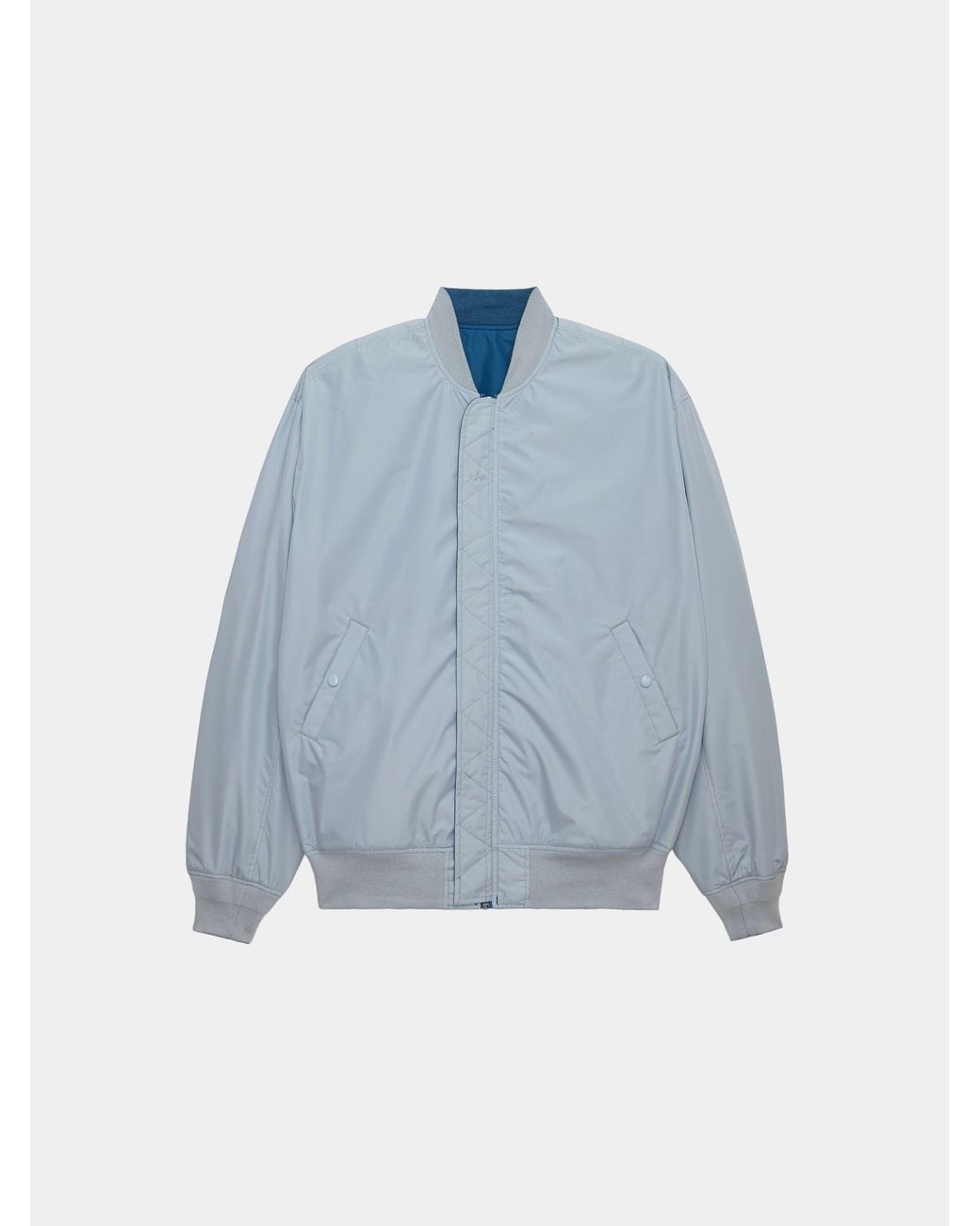 Alpha Industries Blue L-2b Oversized Flight Jacket