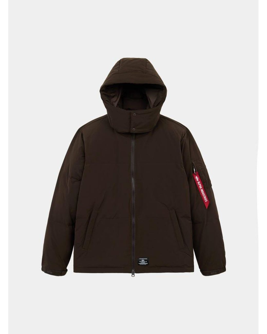 Alpha Industries Black Puffer Parka for men