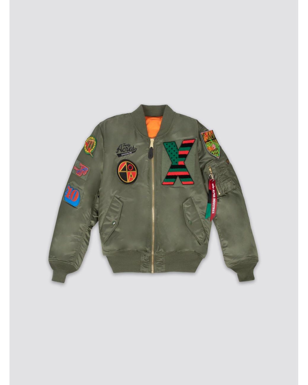 Alpha Industries Alpha X Spike Lee Bomber Jacket in Green for Men Lyst