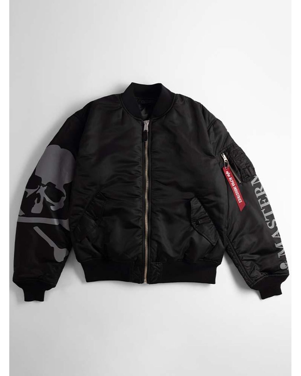 Alpha Industries Mastermind X Alpha Reflective Ma1 Bomber Jacket in