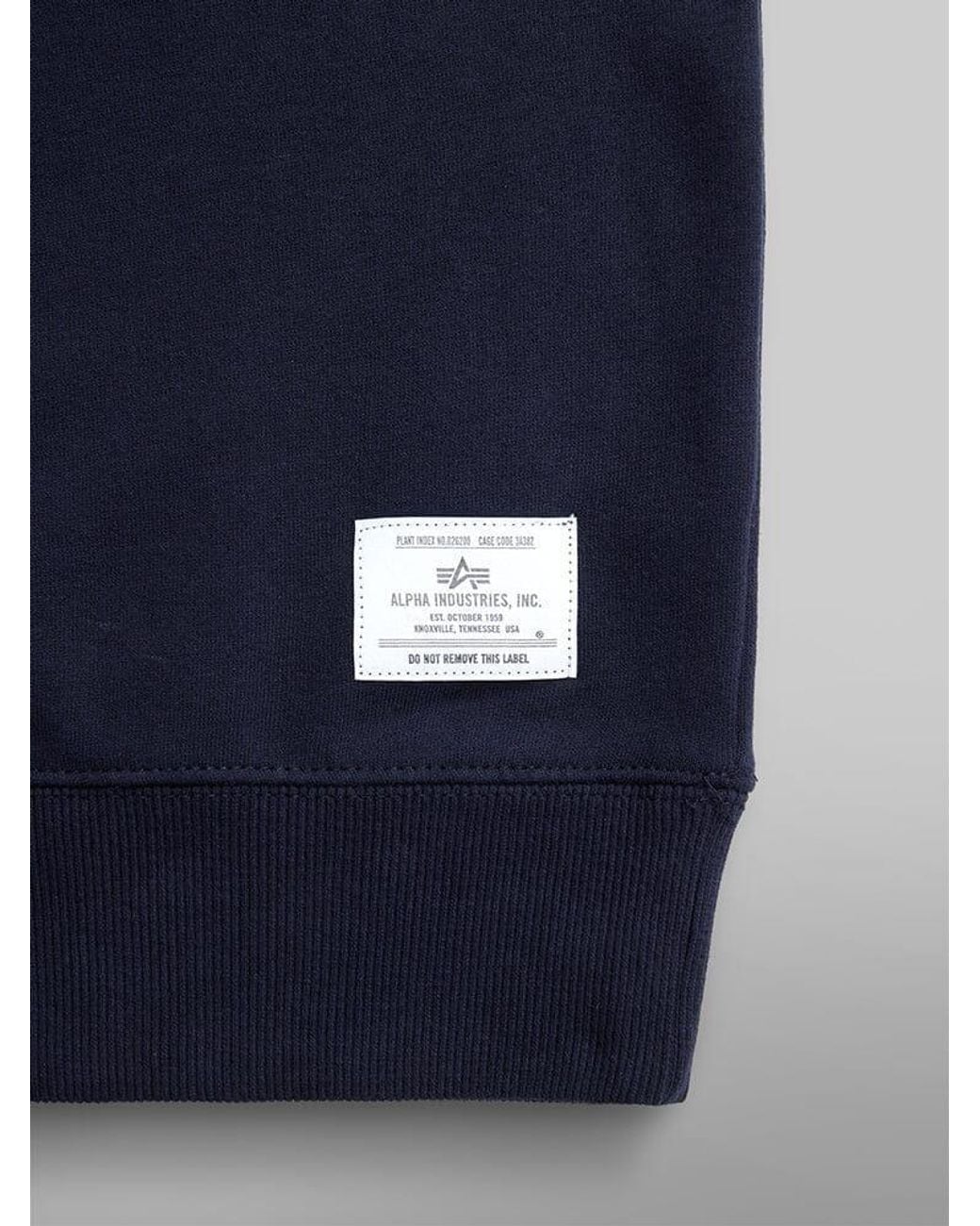 Alpha Industries Blue Essential Crewneck