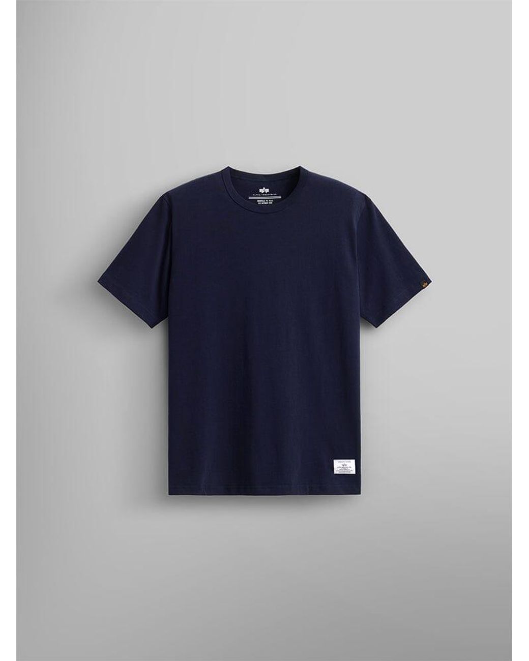 Alpha Industries Blue Essential Relaxed Tee