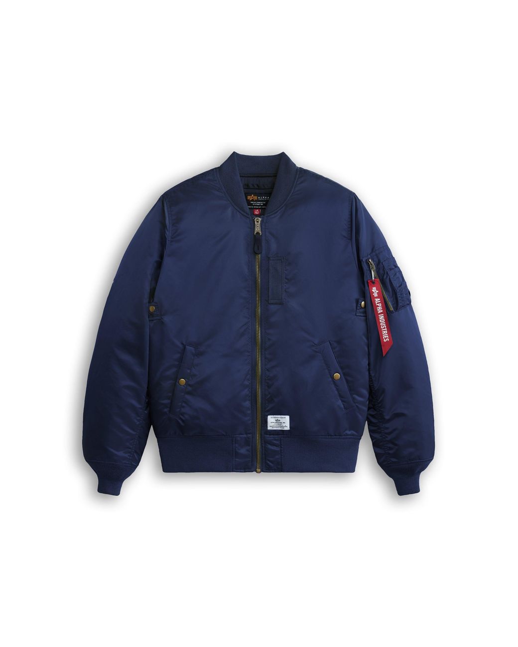 Alpha Industries Blue Ma-1 Mod Bomber Jacket for men
