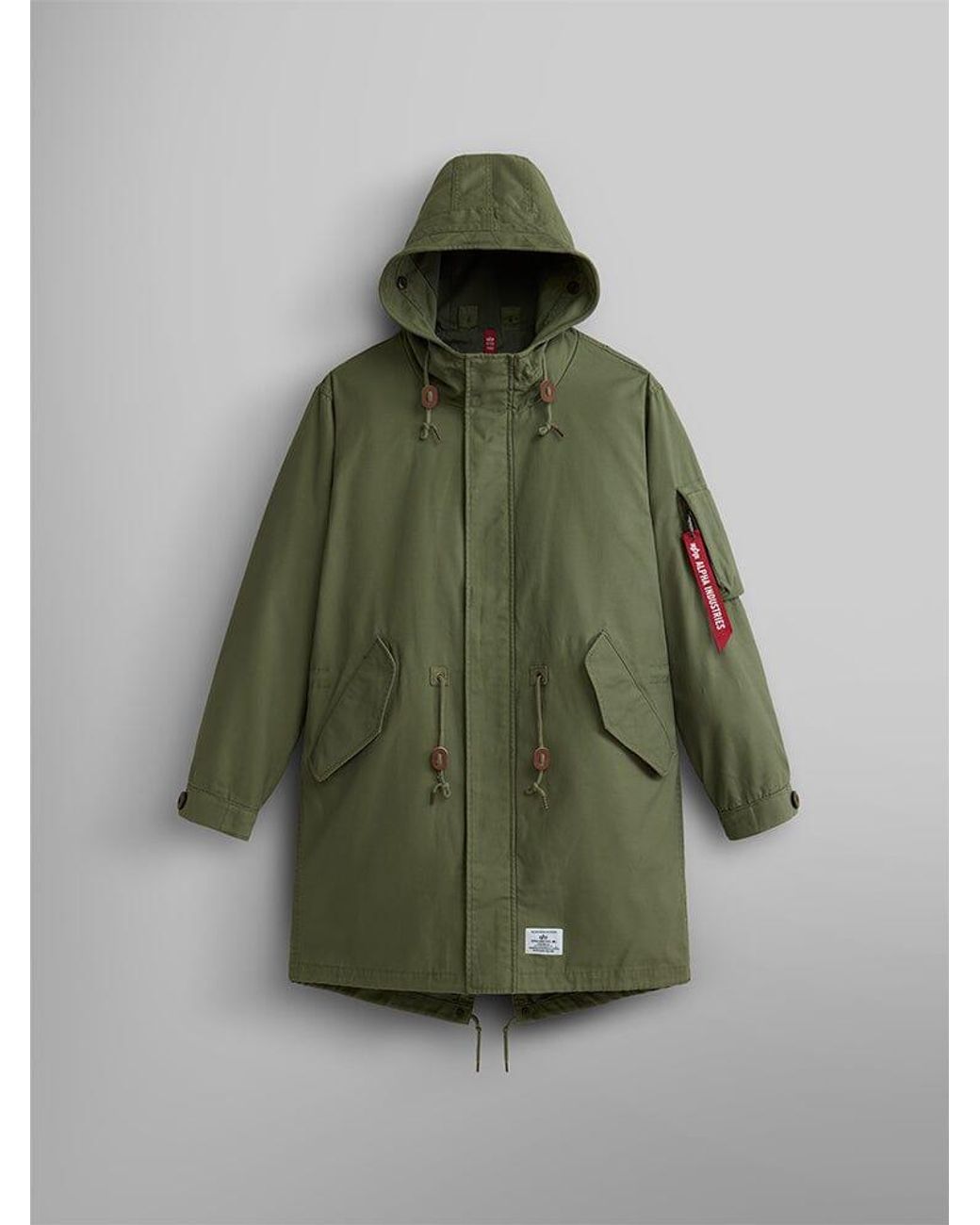 Alpha Industries M-59 Fishtail Mod Parka in Green for Men | Lyst