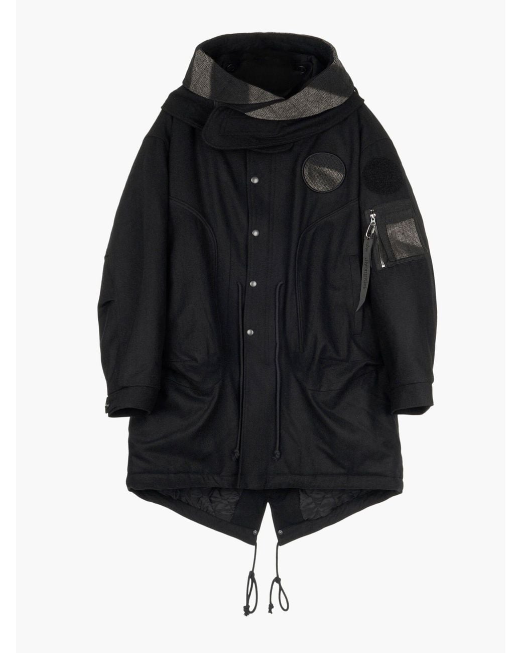 Alpha Industries Alpha X Jiyongkim Sun-bleached Fishtail Coat in