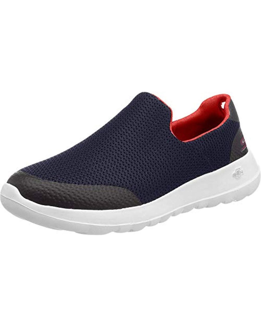 Skechers Go Walk Max Focal Slip On Trainers in Navy/Red (Blue) for Men ...