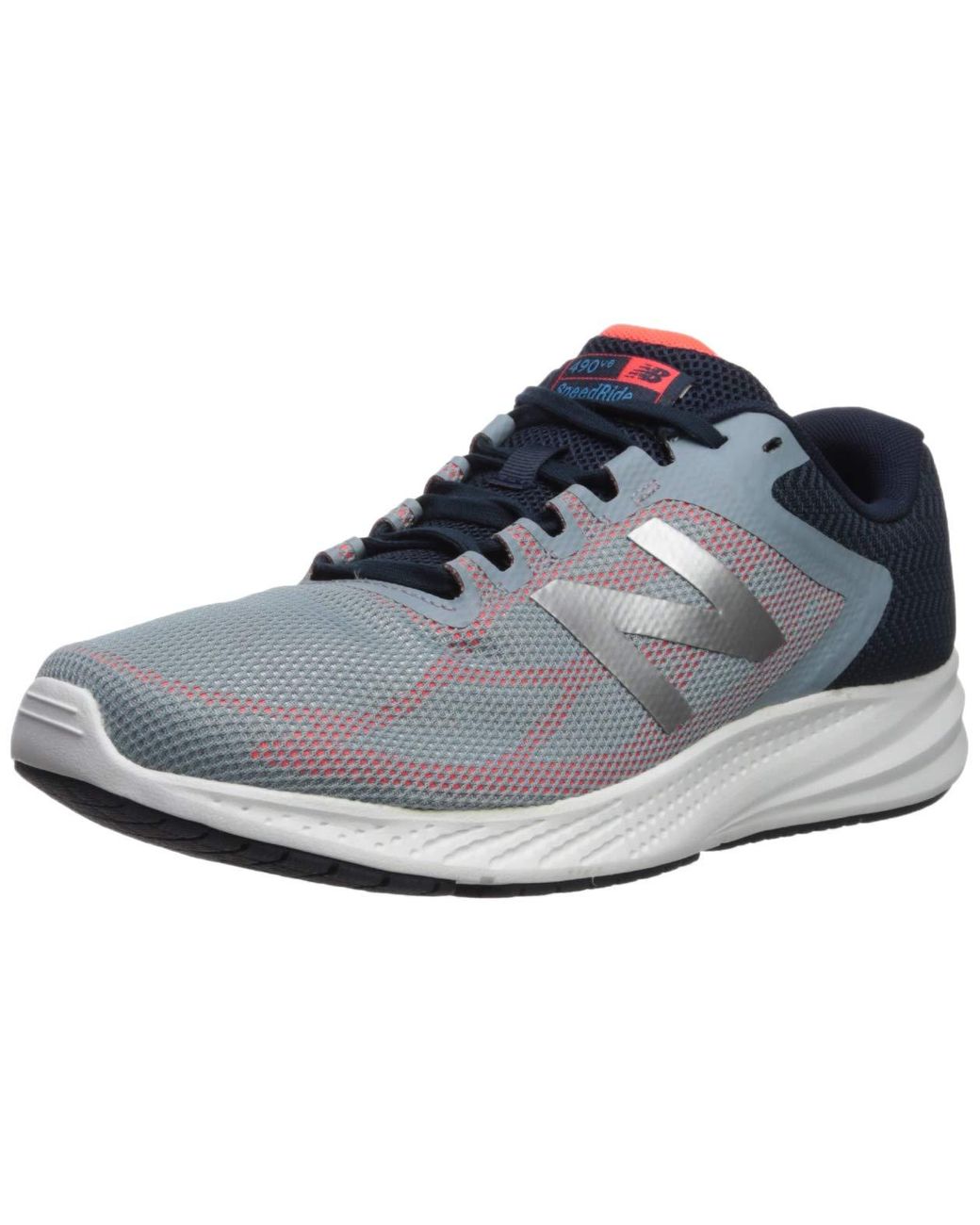 New Balance Rubber 490 V6 Running Shoe in Grey (Gray) for Men - Lyst