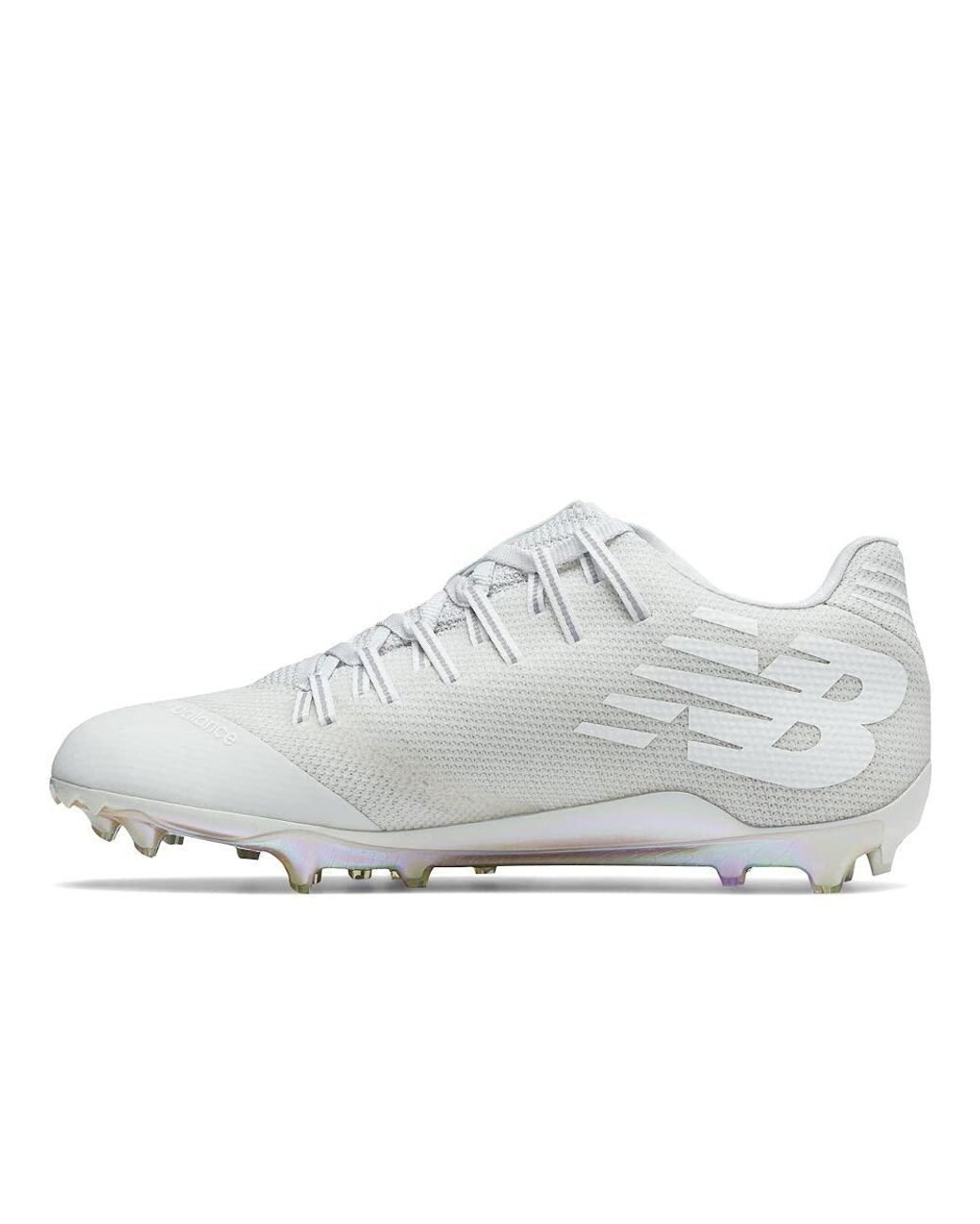 New Balance Burn X Lowcut Lacrosse Shoe in White for Men Lyst