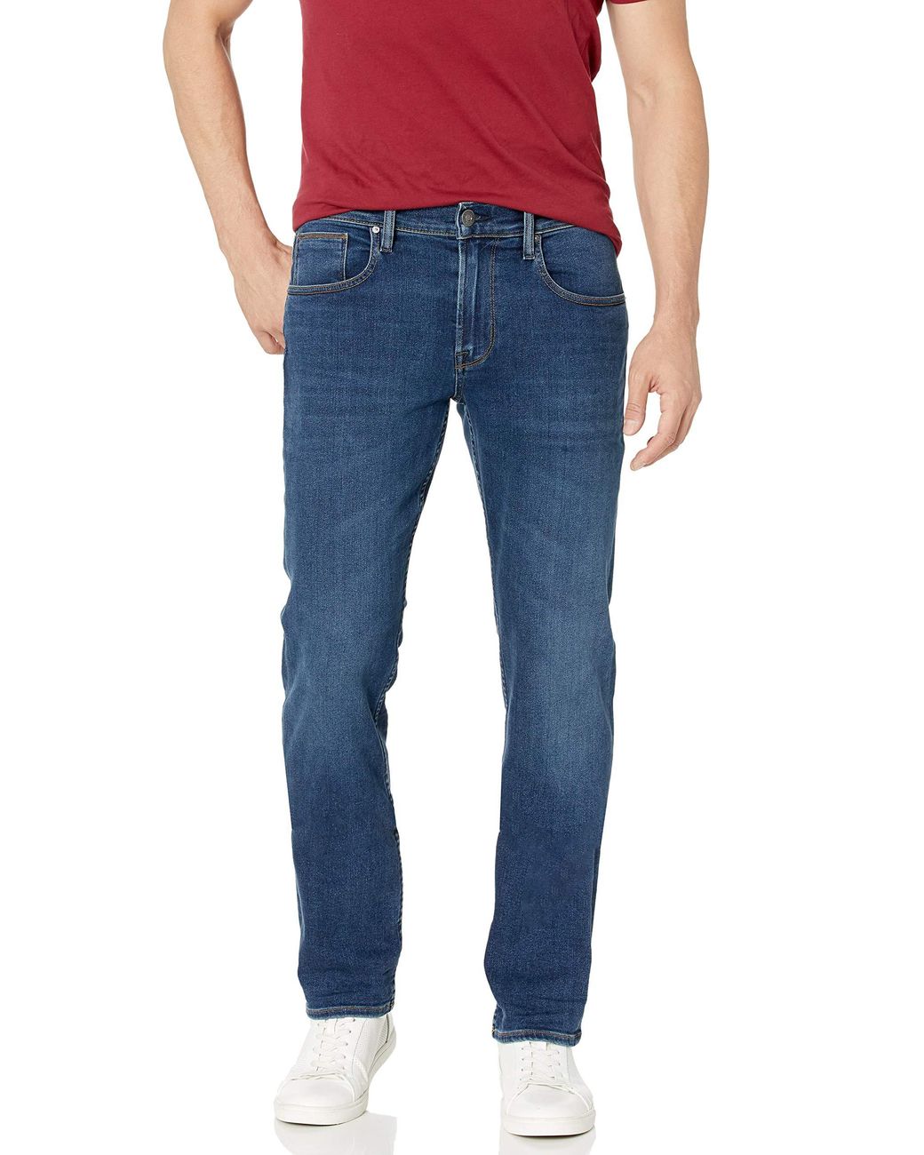 Hudson Jeans Jeans Byron 5 Pkt Straight Zip Fly Denim in Blue for Men ...