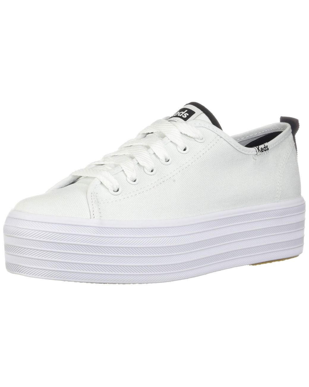Keds Triple Up Canvas Sneaker in White - Lyst