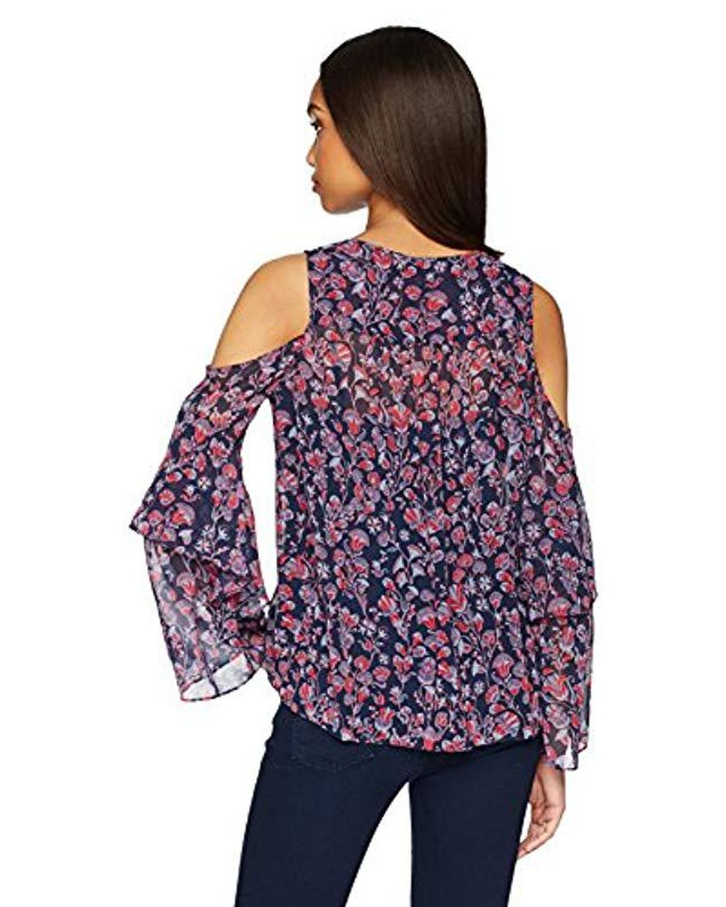 bcbg cold shoulder top