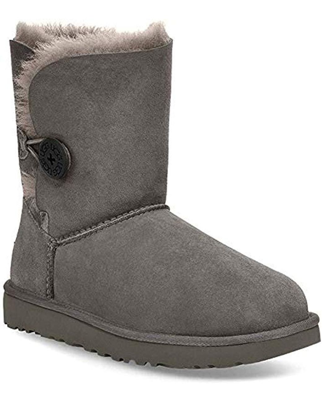 UGG Wool Bailey Button Ii Winter Boot in Grey (Gray) - Save 1% - Lyst