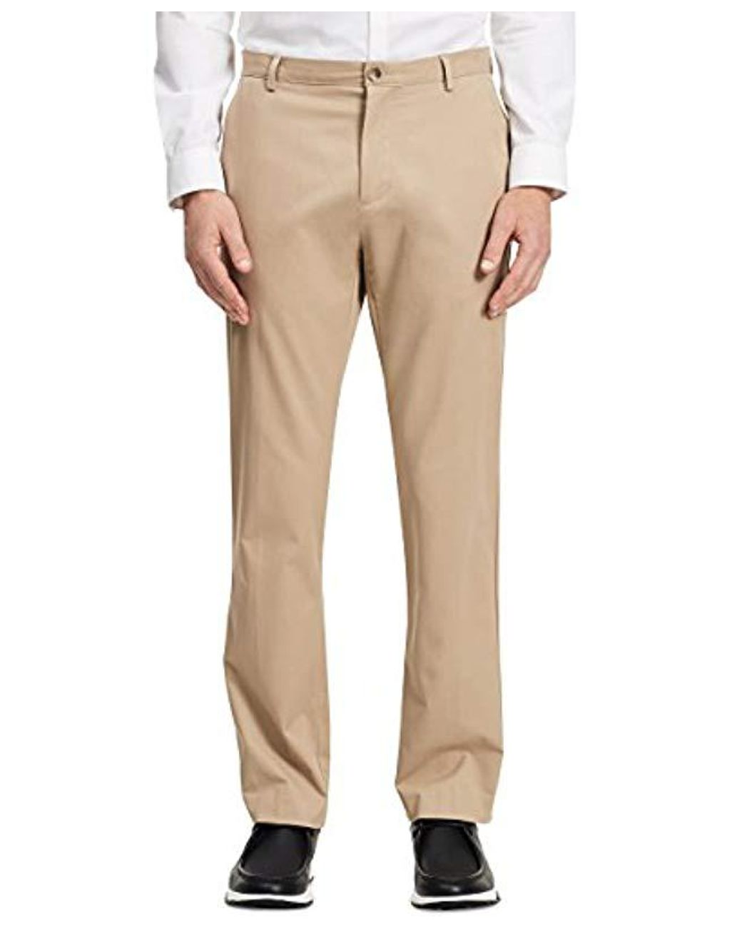 Calvin Klein Chino Twill Pants in Natural for Men - Save 71% - Lyst