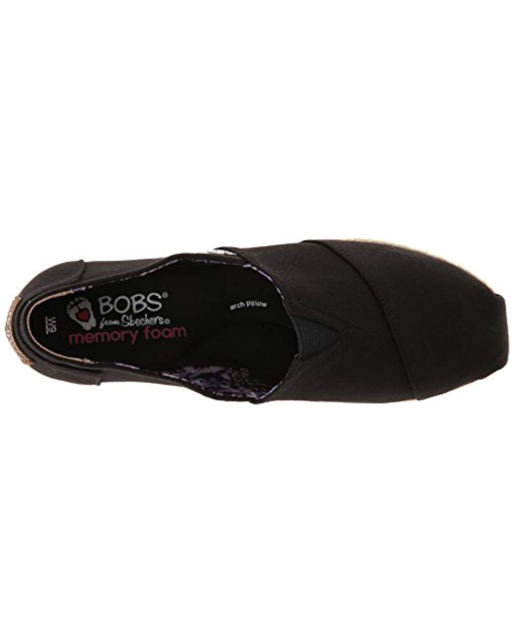 Skechers Bobs From Highlights Flexpadrille Wedge in Black Lyst