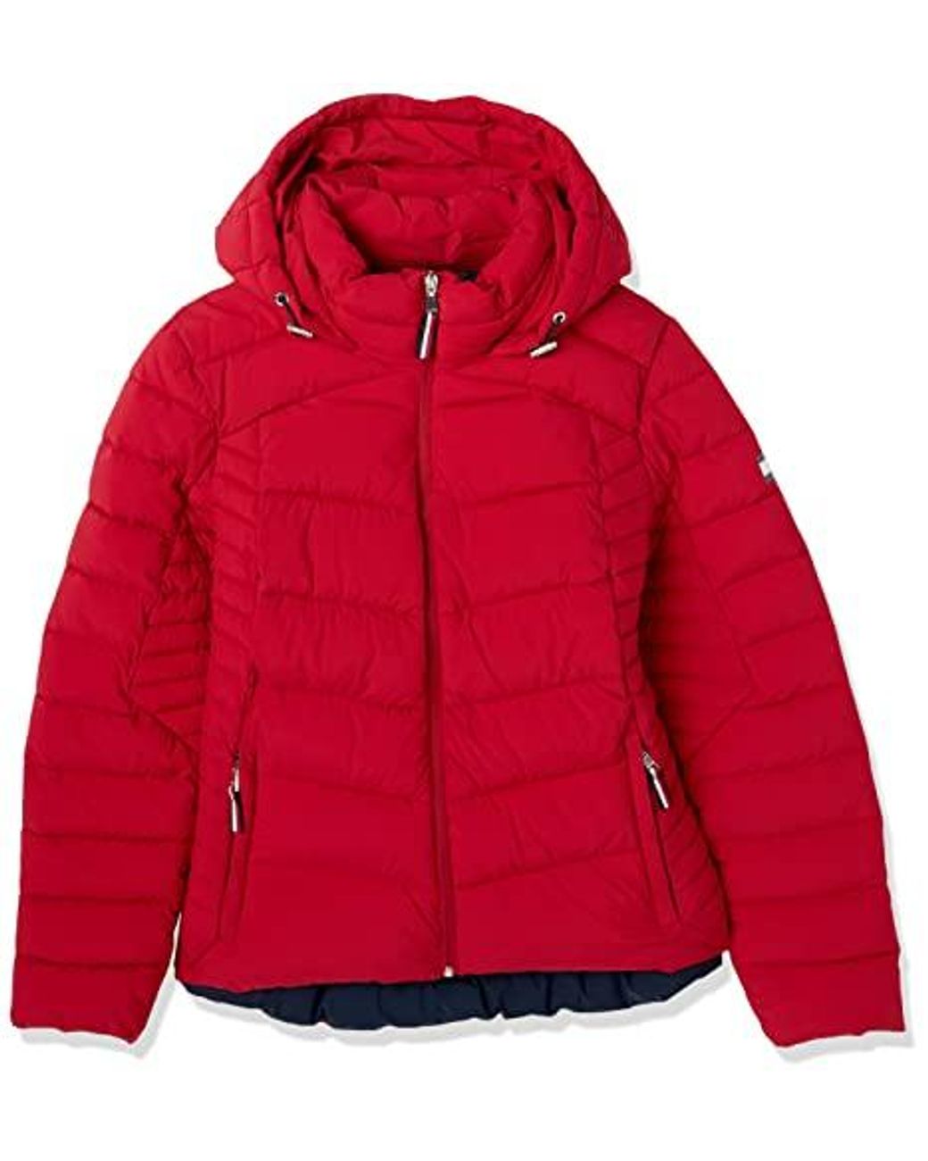 Tommy Hilfiger Tw2mp865-cri-large Down Alternative Coat in Red | Lyst