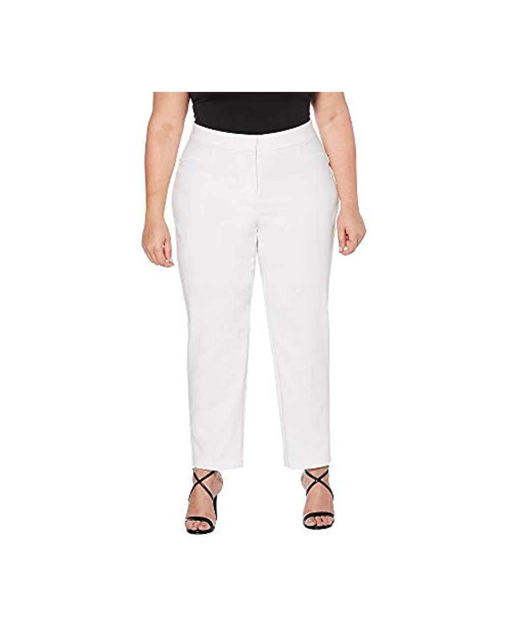 Choose SZ//color Rafaella Women/'s Lightweight Satin Twill Ankle Pan