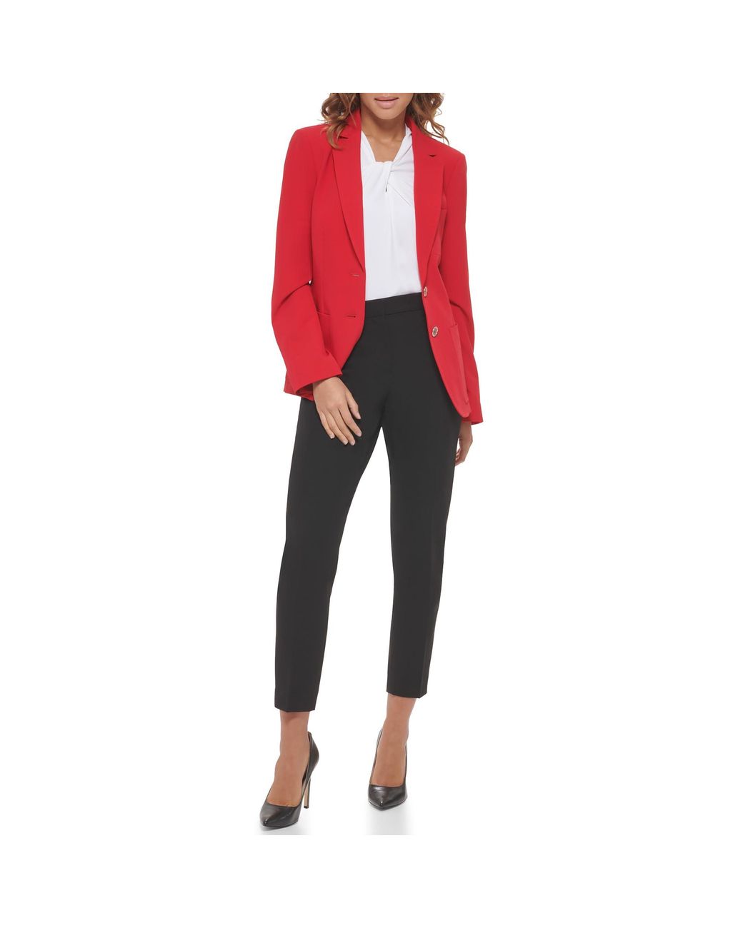 Tommy hilfiger one button blazer deals