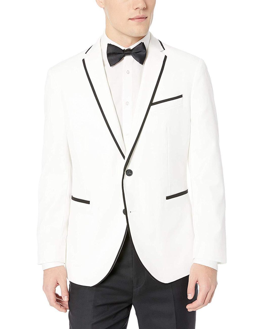 white evening jacket