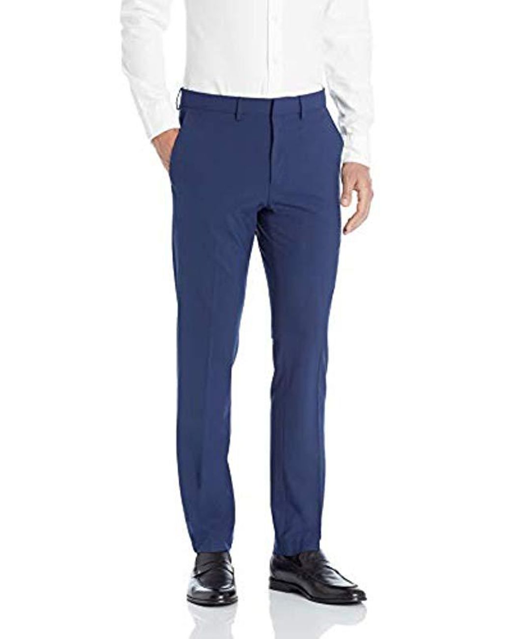 Cole Reaction 4way Stretch Solid Gab Slim Fit Dress Pant in
