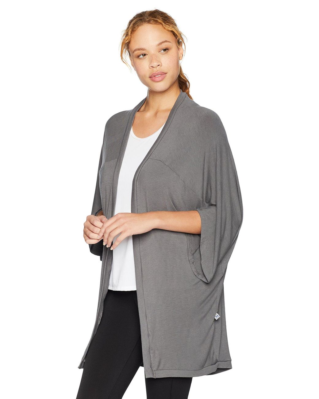 danskin open front cardigan