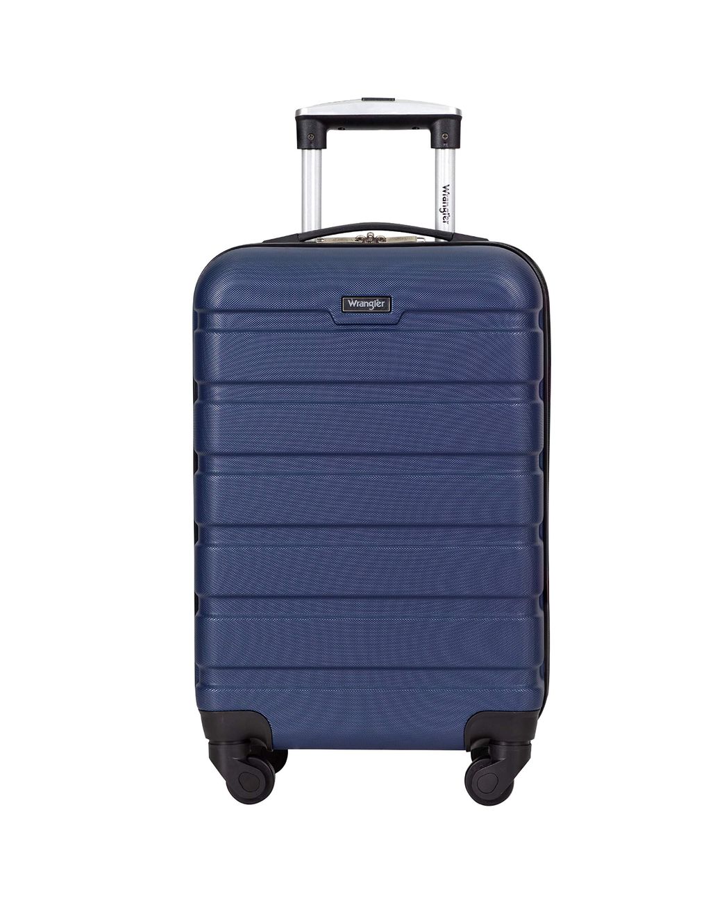 Wrangler Hardside Carry-on Spinner Luggage in Navy Blue (Blue) - Lyst