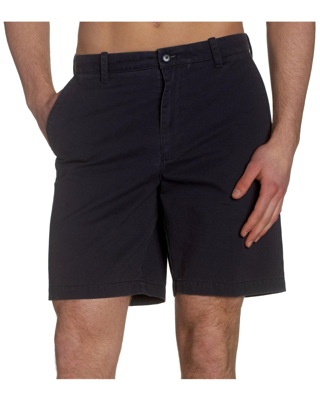 Izod Sportflex Expanding Band Twill Flat Front Short in Blue for Men Lyst