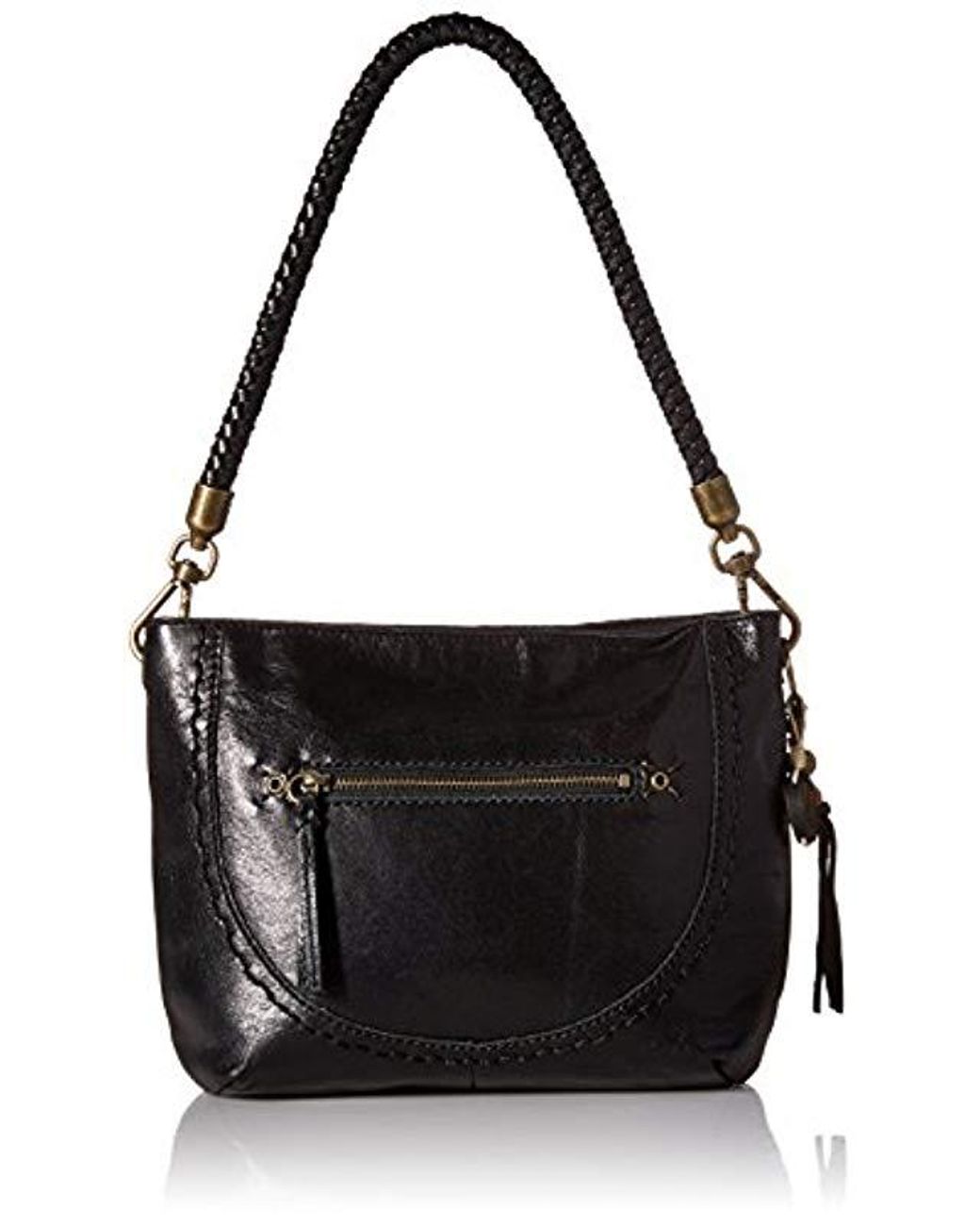 The Sak Leather Indio Demi Shoulder Bag in Black Save 12 Lyst