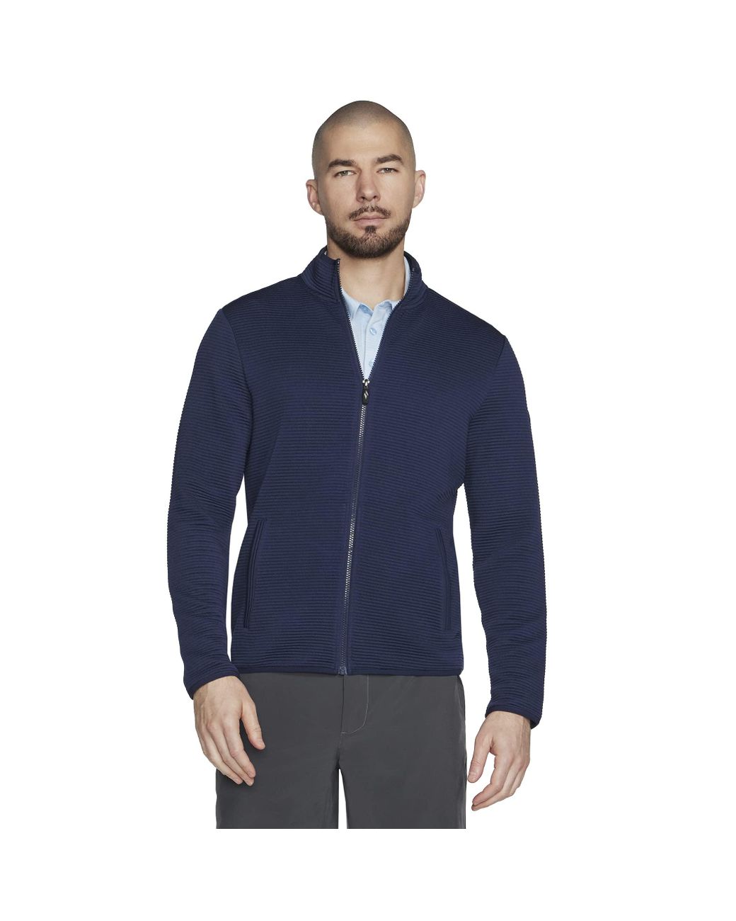 Hoodless sweatshirt jacket outlet