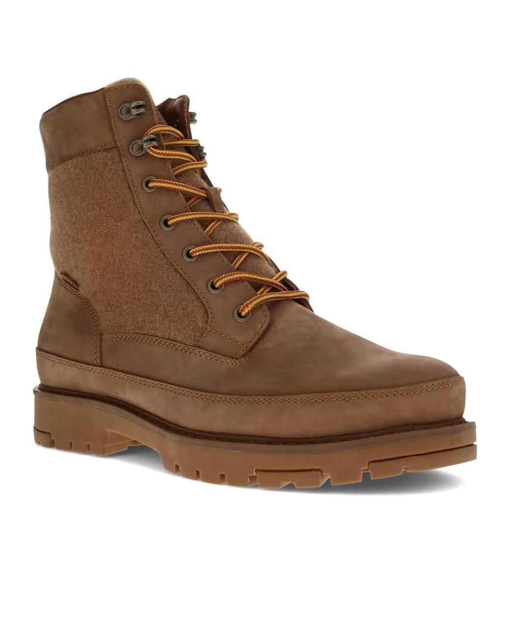 Levi's Men's Gregory Neo Ankle Boot - Tumbled Leather & Wool Lace-Up Casual Boot