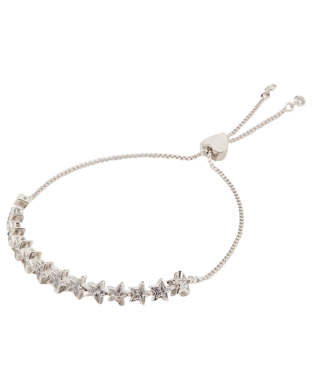 Kate spade space cadet star tennis slider in white lyst