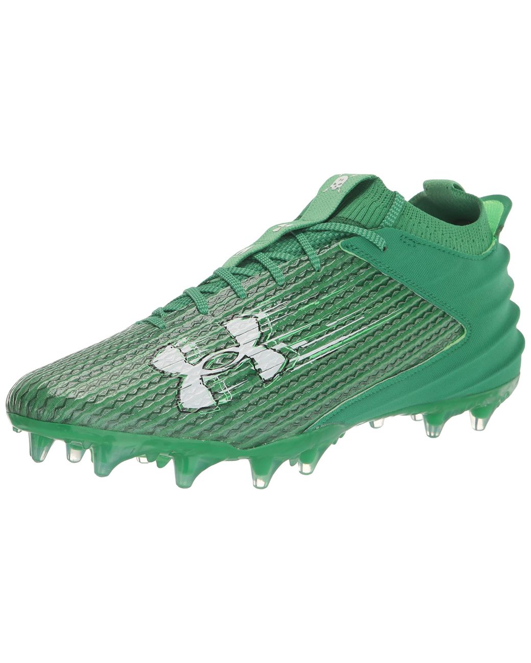 Under Armour Blur Smoke 2.0 Molded Cleat Football Shoe, in Green for