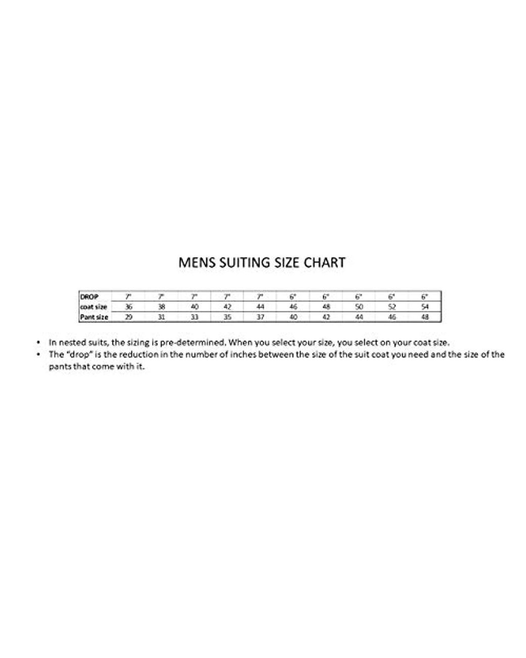 Kenneth Cole Slim Fit Size Chart