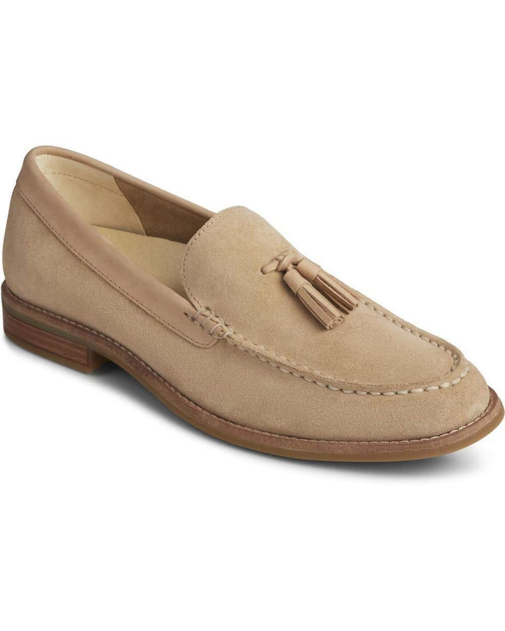 Sperry Top-Sider Topsfield Tassel Boat Shoe in Natural for Men | Lyst