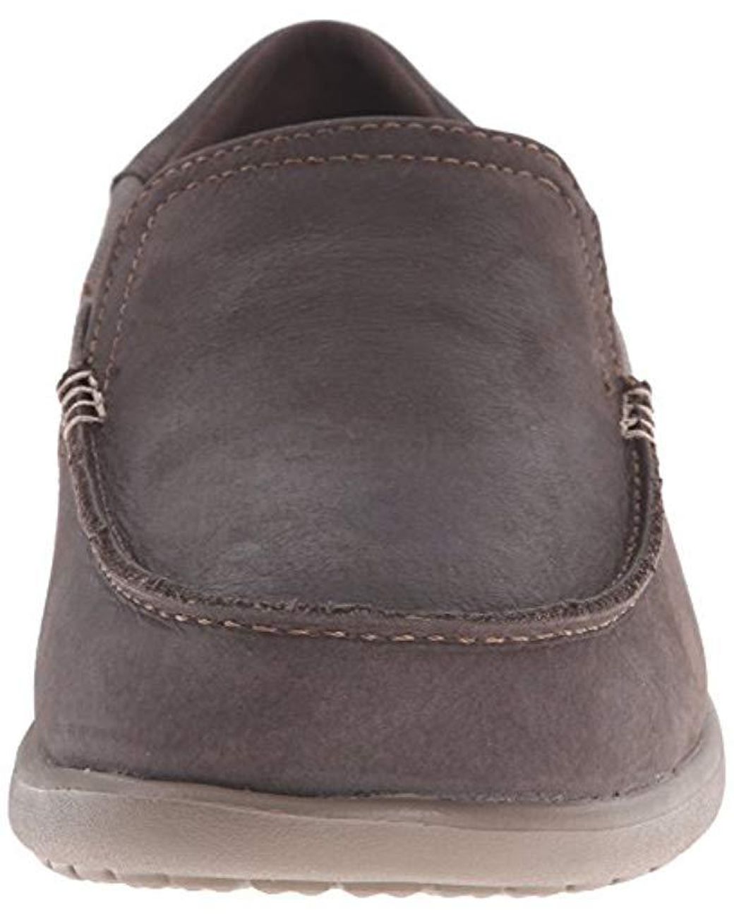 Crocs men's santa cruz 2 luxe leather loafer sale