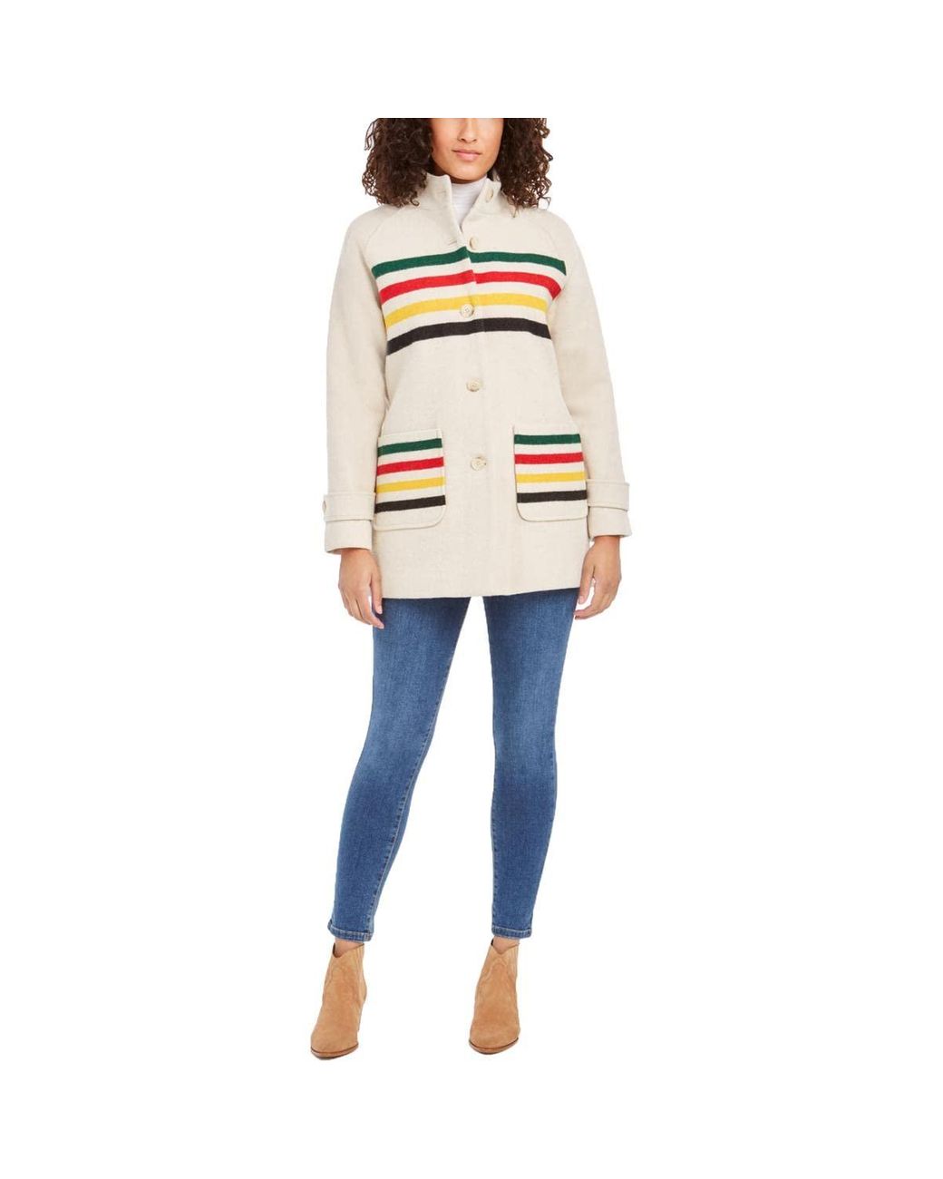 Pendleton Glacier Stripe Parka Lyst